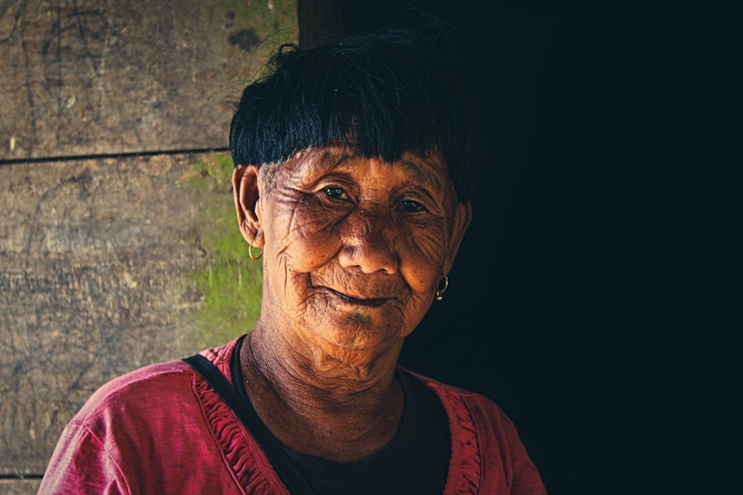 Portrait of a smiling Swiss senior woman