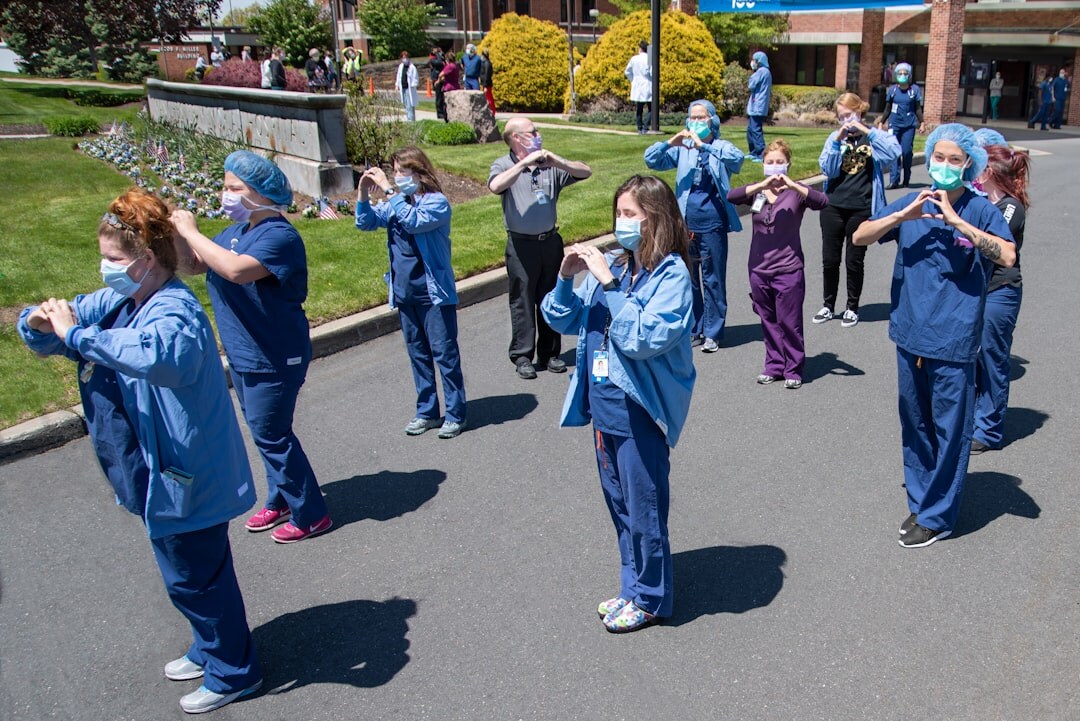 seniors doing group exercises