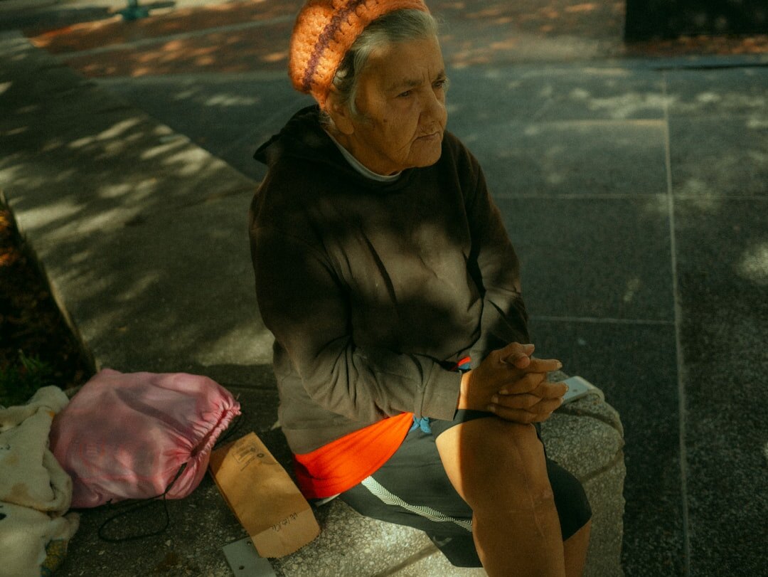 senior woman doing yoga